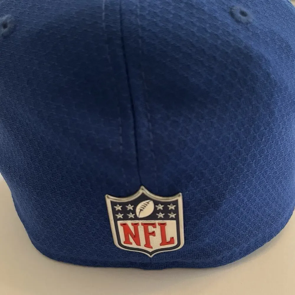 New York Giants NY NEW ERA 2017 Sideline Official 39THIRTY Flex Hat Cap NFL S/M